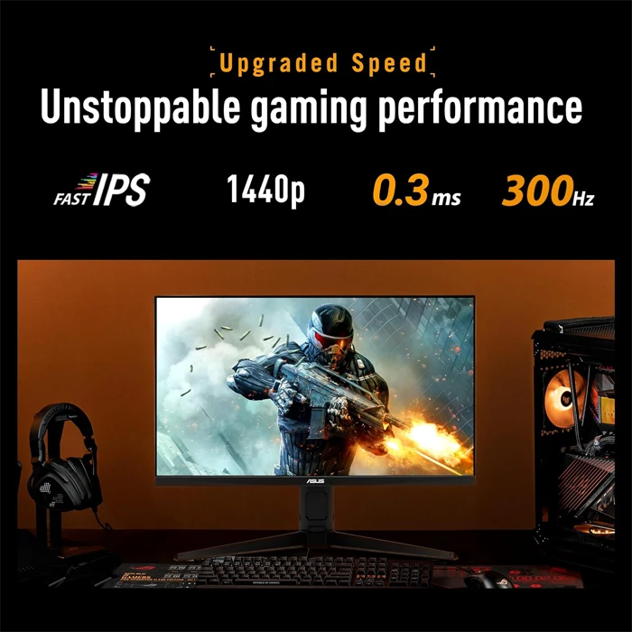 مانیتور گیمینگ 27 اینچ ASUS مدل TUF Gaming VG27AQML5A