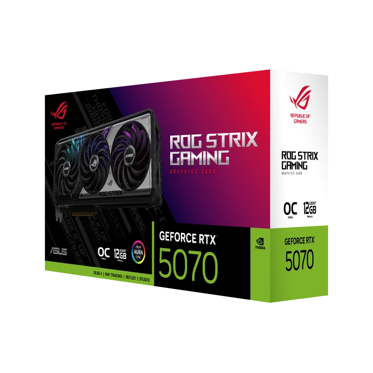 کارت گرافیک Asus مدل ROG Strix GeForce RTX 5070 12GB GDDR7 OC Edition