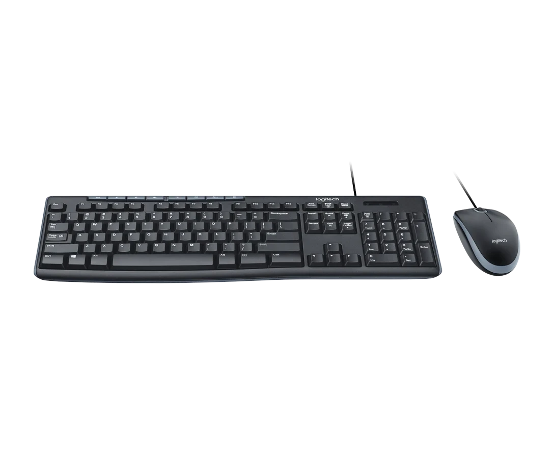 کیبورد و موس سیمی Logitech مدل MK200