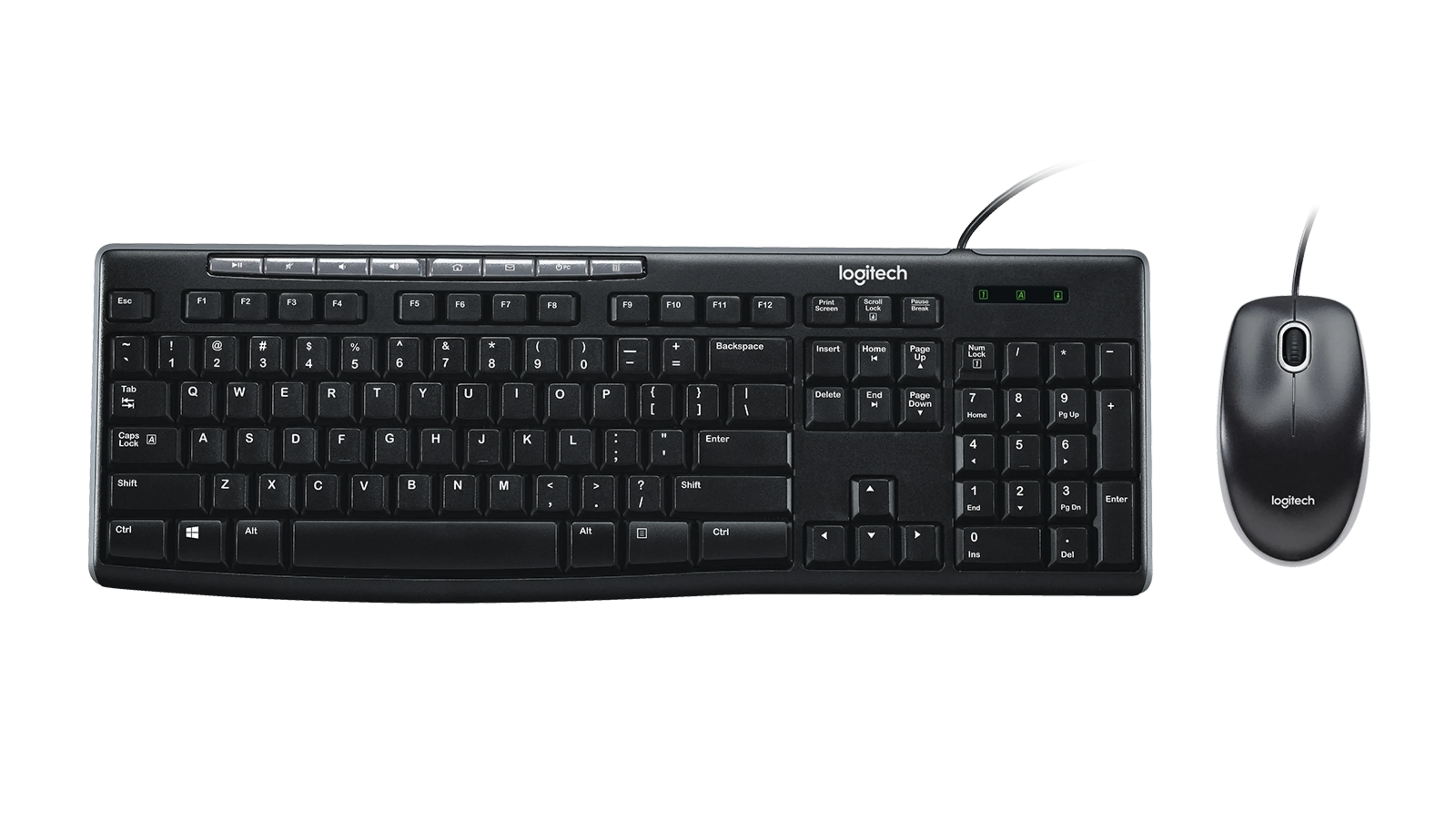 کیبورد و موس سیمی Logitech مدل MK200