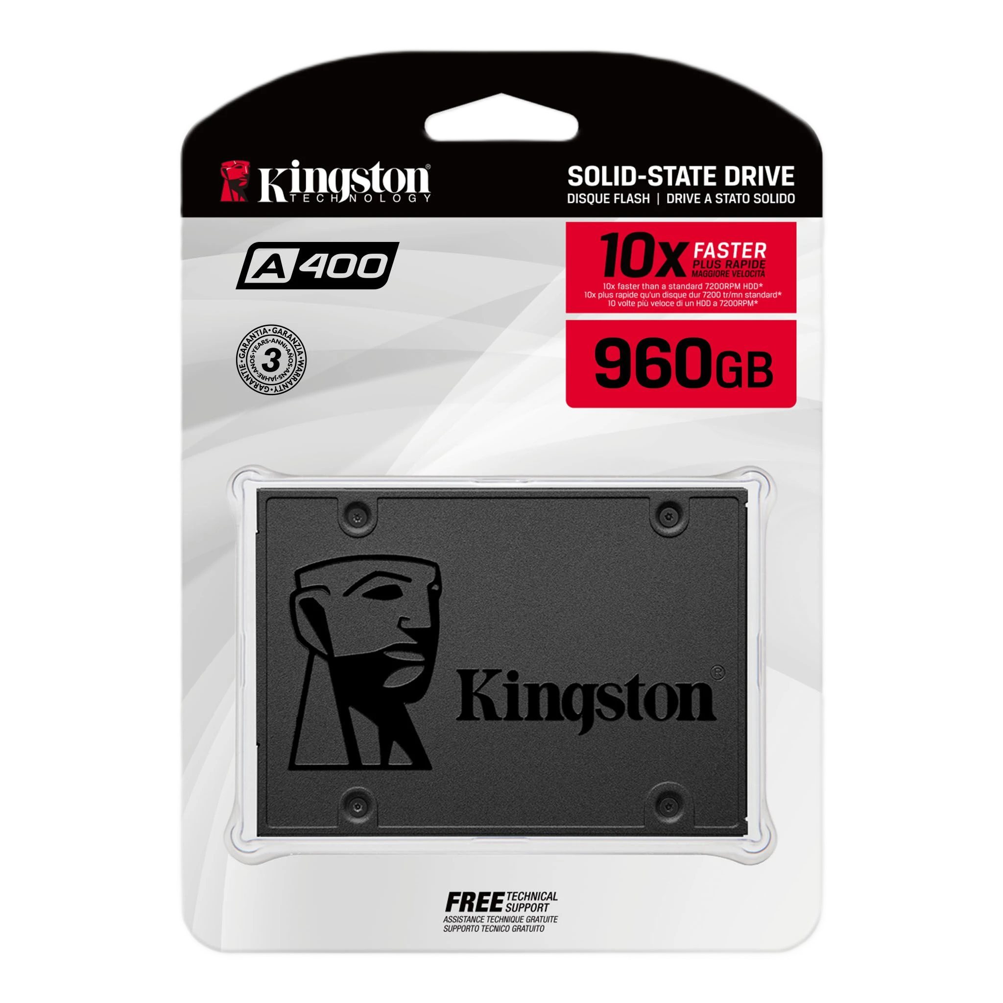 حافظه SSD اینترنال 960 گیگابایت Kingston مدل A400