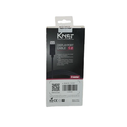 کابل 3 متری DisplayPort کی نت مدل K-C301‌