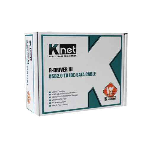 مبدل USB 2.0 به IDE/SATA کی نت مدل K-COU20IDE‌