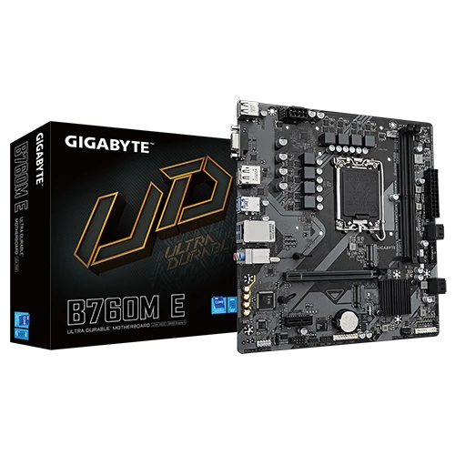 مادربرد GIGABYTE مدل B760M E (rev. 1.0) DDR5‌
