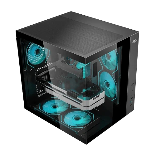 کیس گیمینگ کامپیوتر AWEST مدل AQ-15TG B‌