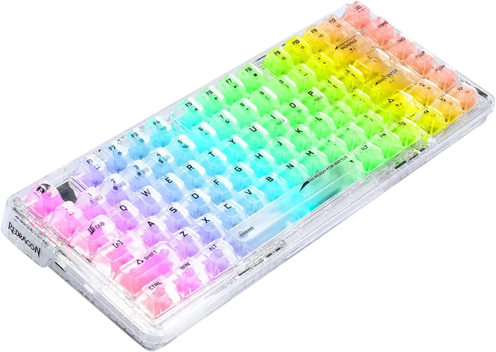 کیبورد مکانیکال گیمینگ بی سیم Redragon مدل ELF PRO K649 CT‌