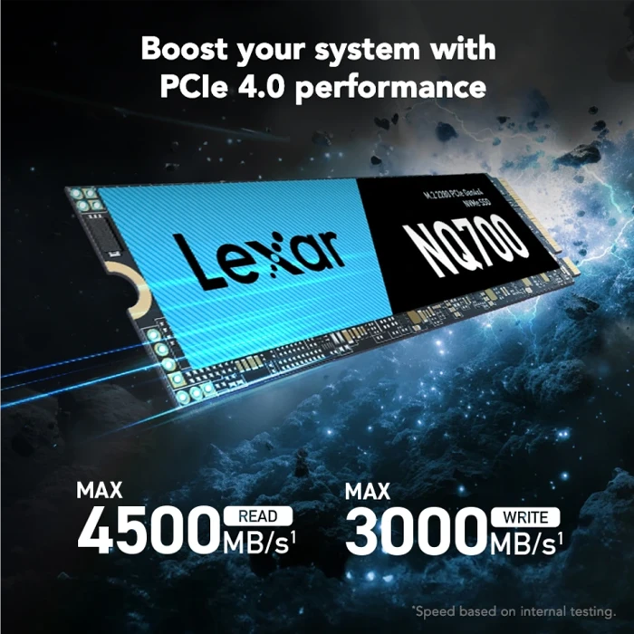 حافظه SSD اینترنال 1 ترابایت LEXAR مدل NQ700 NVME M.2 2280‌