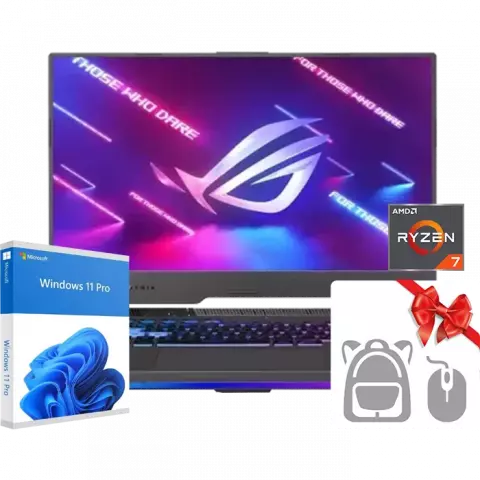 لپ تاپ گیمینگ 15.6 اینچ Asus مدل Rog Strix G15 G513RM - HQ307
