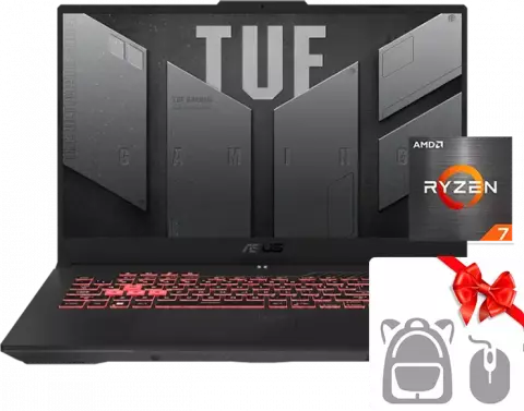 لپ تاپ گیمینگ 17.3 اینچ Asus مدل TUF Gaming A17 FA707RW- HX031