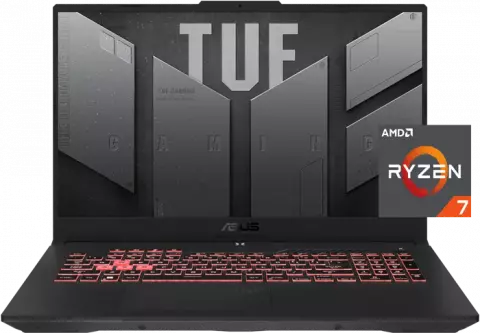 لپ تاپ گیمینگ 17.3 اینچ Asus مدل TUF Gaming A17 FA707RR - HX034