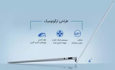 لپ تاپ 13.9 اینچ ASUS مدل Zenbook S13 UX392FN