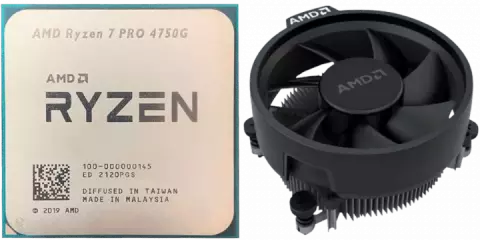 پردازنده AMD مدل Ryzen 7 Pro 4750G همراه با فن