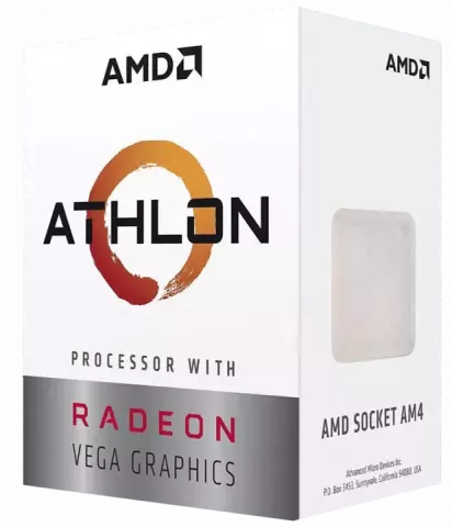 پردازنده AMD مدل Athlon 3000G همراه با فن