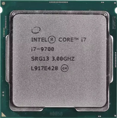 پردازنده Intel مدل Core i7 9700