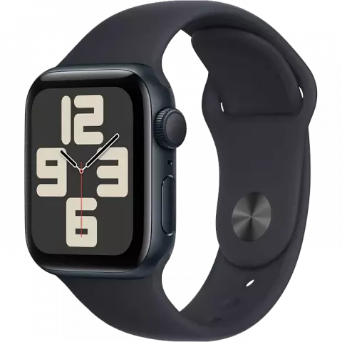 ساعت هوشمند اپل واچ سری SE مدل 40MM Midnight Aluminum Case با بند اسپورت مشکی