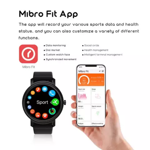 ساعت هوشمند  Xiaomi مدل  MIBRO AIR XPAW001
