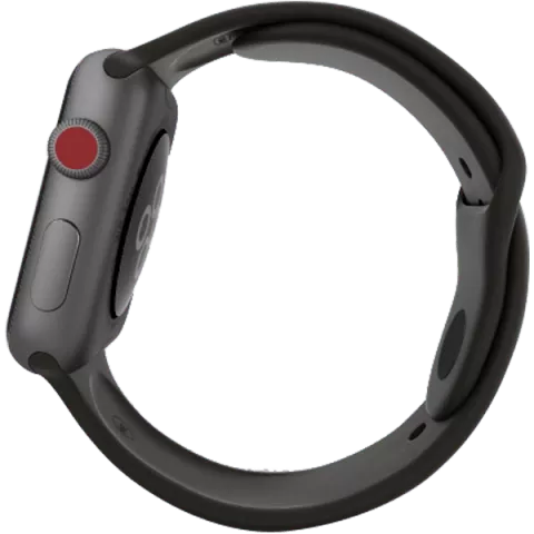 ساعت هوشمند APPLE SERIES 3 مدل 42MM SPACE GRAY Aluminum Case با بند اسپورت مشکی