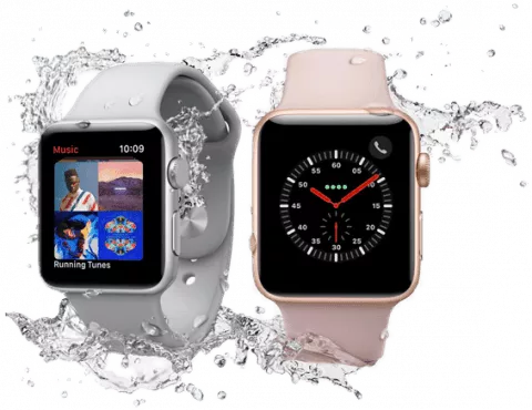 ساعت هوشمند APPLE SERIES 3 مدل A1858 MQKW2LL/A 38MM با بند اسپورت رز گلد
