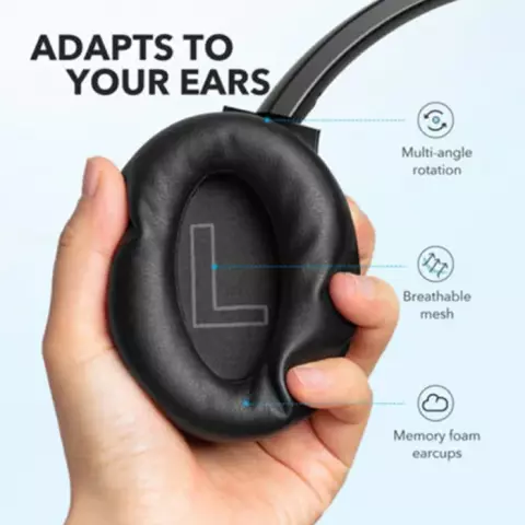 هدفون بی سیم Anker مدل Soundcore Life Q20 Plus A3045