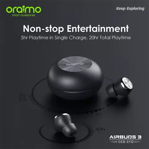 ایرفون بلوتوثی Oraimo مدل AirBuds 3 OEB-E11D