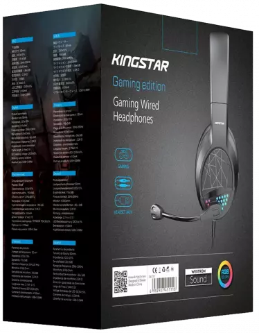 هدست سیمی گیمینگ KINGSTAR مدل KWH165G