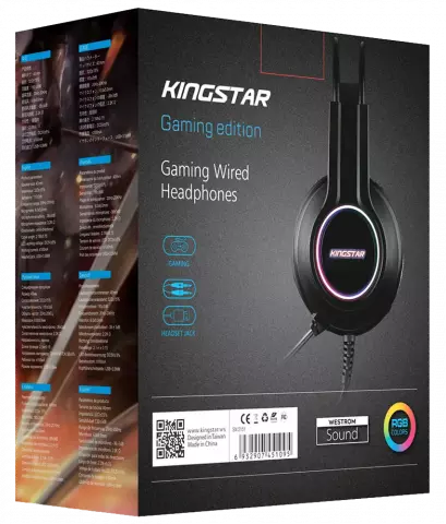 هدست سیمی گیمینگ KINGSTAR مدل KWH175G