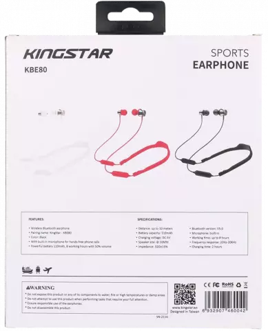 ایرفون بلوتوثی KINGSTAR مدل KBE80
