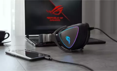 هدست سیمی گیمینگ Asus مدل ROG DELTA
