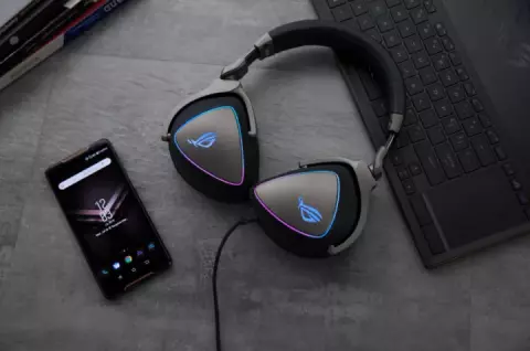 هدست سیمی گیمینگ Asus مدل ROG DELTA