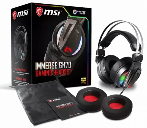 هدست سیمی گیمینگ MSI مدل IMMERSE GH70