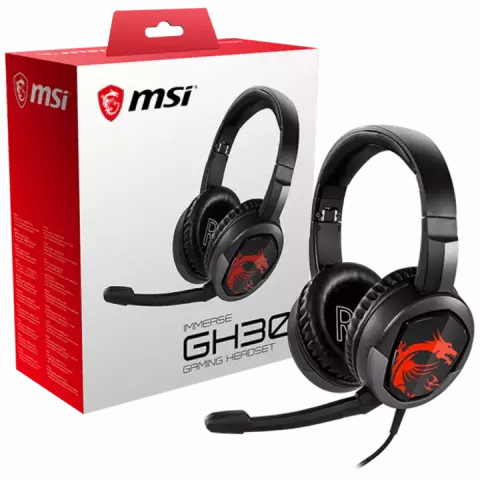 هدست سیمی گیمینگ MSI مدل IMMERSE GH30