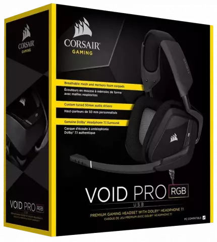 هدفون، هدست، هندزفری و ایرفون سیمی Corsair مدل GAMING VOID PRO RGB
