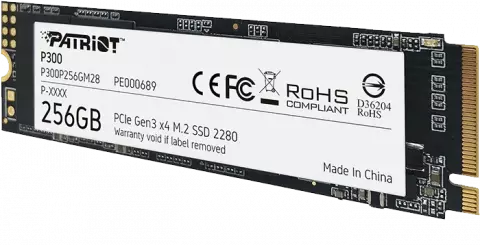 حافظه SSD اینترنال 256 گیگابایت Patriot مدل  P300 NVMe M.2