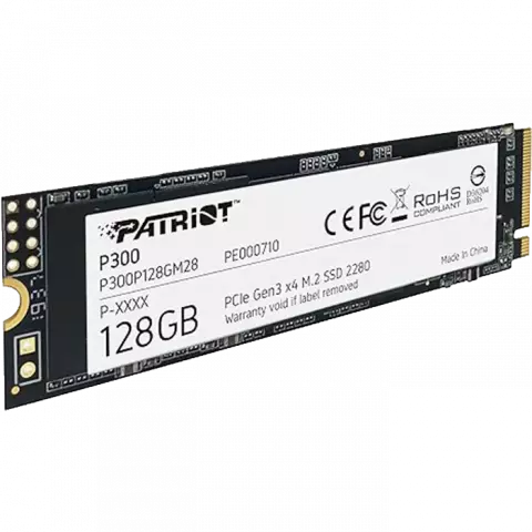 حافظه SSD اینترنال 128 گیگابایت Patriot مدل  P300 Nvme M.2
