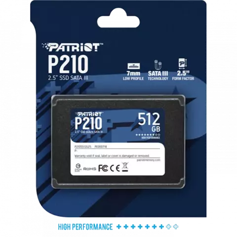 حافظه SSD اینترنال 512 گیگابایت Patriot مدل  P210