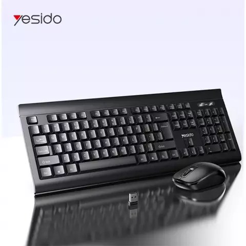 کیبورد و موس بی سیم Yesido مدل KB12