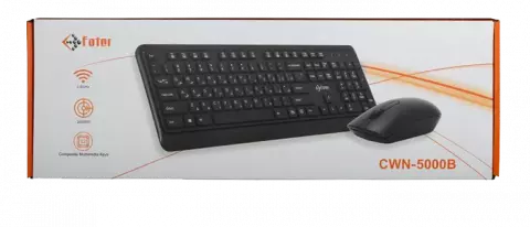 کیبورد و موس بی سیم Fater مدل CWN-5000B