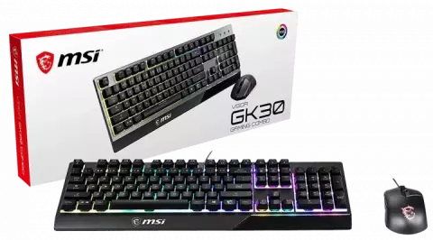 کیبورد و موس سیمی گیمینگ MSI مدل VIGOR GK30 COMBO