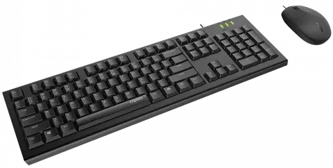 کیبورد و موس سیمی RAPOO مدل X125S