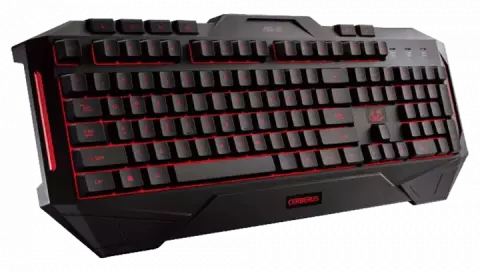 کیبورد و موس سیمی گیمینگ Asus مدل CERBERUS COMBO
