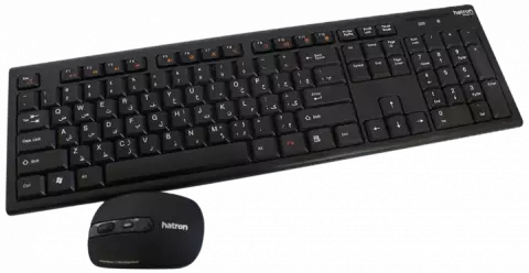 کیبورد و موس بی سیم HATRON مدل HKCW130