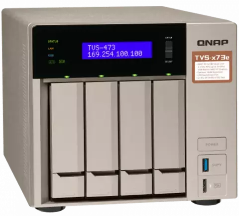 ذخیره ساز تحت شبکه  QNAP مدل  TVS-473E