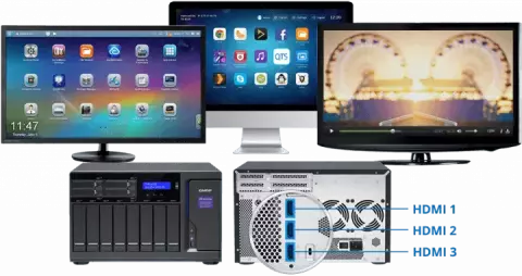 ذخیره ساز تحت شبکه QNAP مدل TVS-1282-i5