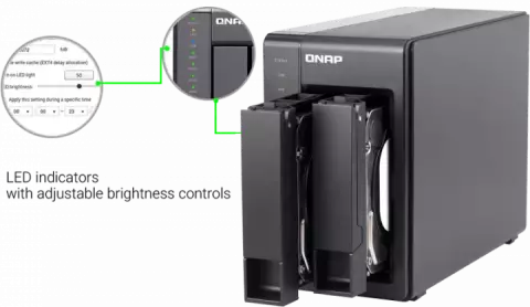 ذخیره ساز تحت شبکه QNAP مدل TS-251 PLUS