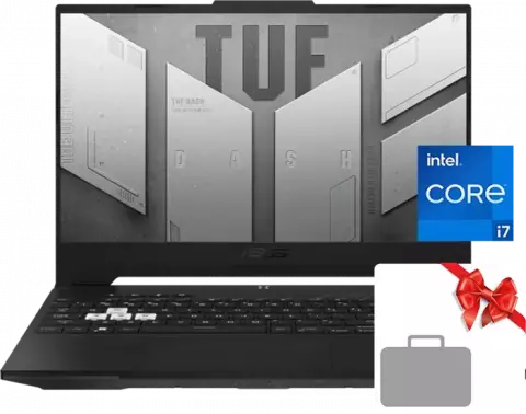 لپ تاپ گیمینگ 15.6 اینچ Asus مدل TUF Dash F15 FX517ZR - HN014W