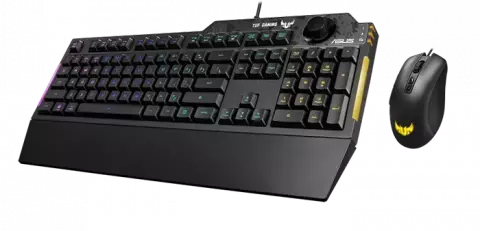 کیبورد و موس سیمی گیمینگ Asus مدل TUF Gaming Combo K1&M3
