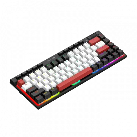کیبورد بی سیم گیمینگ Redragon مدل Magic Wand Mini K635 WBR RGB PRO با سوییچ قرمز