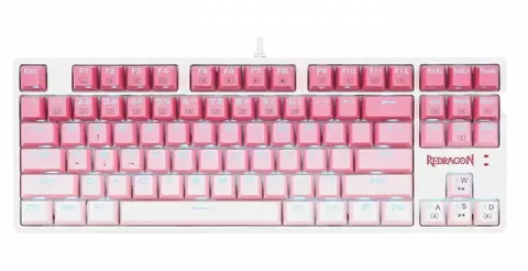 کیبورد سیمی گیمینگ Redragon مدل CASS K645 W-GP RGB با سوییچ قهوه ای