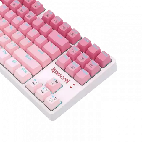 کیبورد سیمی گیمینگ Redragon مدل CASS K645 W-GP RGB با سوییچ قهوه ای