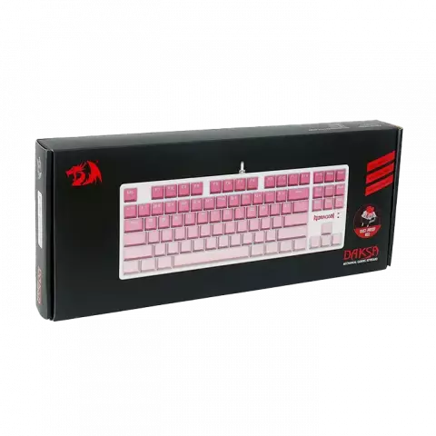 کیبورد سیمی گیمینگ Redragon مدل CASS K645 W-GP RGB با سوییچ قهوه ای